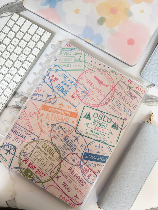 Passport Stamp Discbound UK Teacher Planner (2026-27)