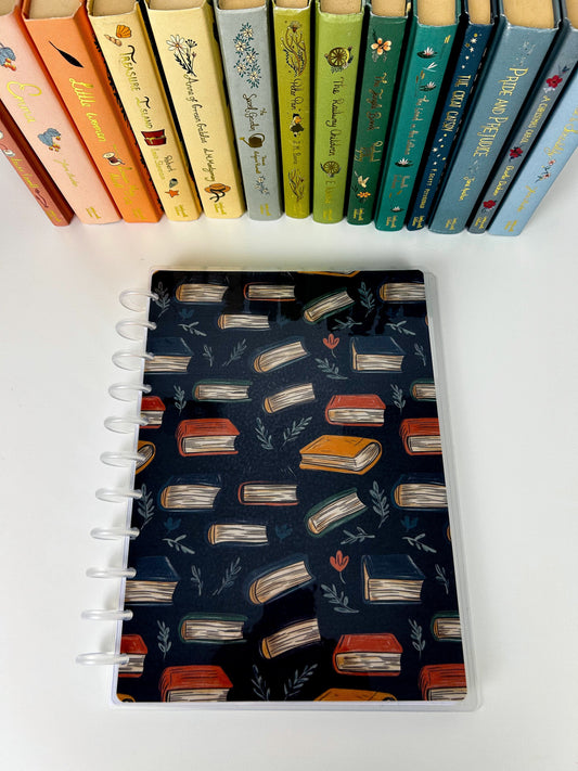 Dark Bookish Discbound UK Teacher Planner