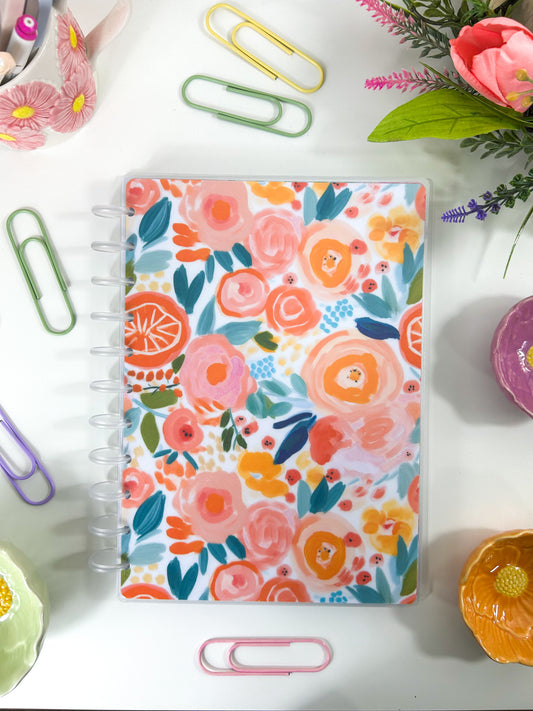 Summer Floral Discbound UK Teacher Planner