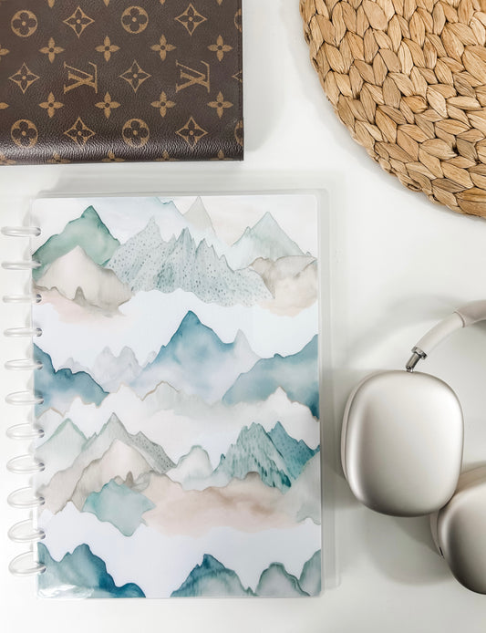 Calm Mountain Discbound UK Teacher Planner