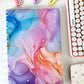 Purple Alcohol Ink Discbound UK Teacher Planner