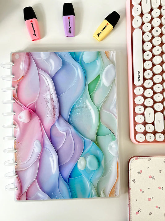 Pastel Paint Discbound UK Teacher Planner