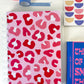 Leopard Pink Print Discbound UK Teacher Planner