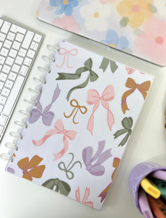 Neutral Bows Discbound UK Teacher Planner
