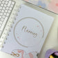 Neutral Bows Discbound UK Teacher Planner