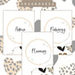 Leopard Print Discbound UK Teacher Planner