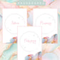 Pink and Mint Discbound UK Teacher Planner