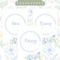 Wildflower Pastel Discbound UK Teacher Planner